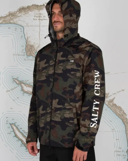 Salty Crew Pinnacle Jacket Camo