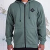 Salty Crew Shelter Sherpa Fleece Fatigue Green
