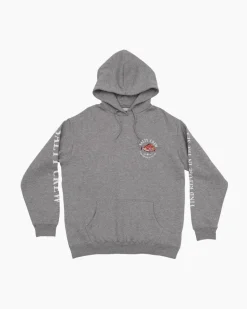 Salty Crew Snap Attack Crew Hoodie Grey Marle