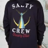Salty Crew Tailed Hood Fleece Jumper Navy