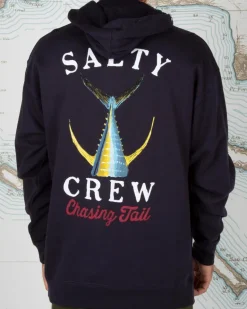 Salty Crew Tailed Hood Fleece Jumper Navy