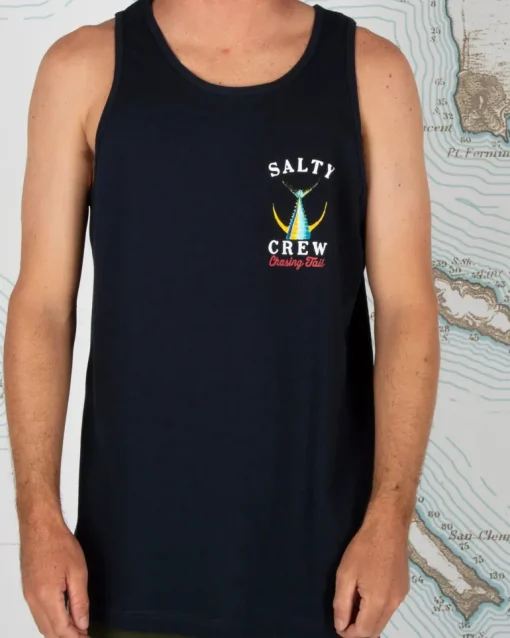 Salty Crew Tailed Tank Navy