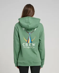 Salty Crew Womens Tailed Hoody Sage Green