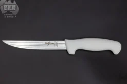 Sicut Wide Boning Knife 6inch White Handle