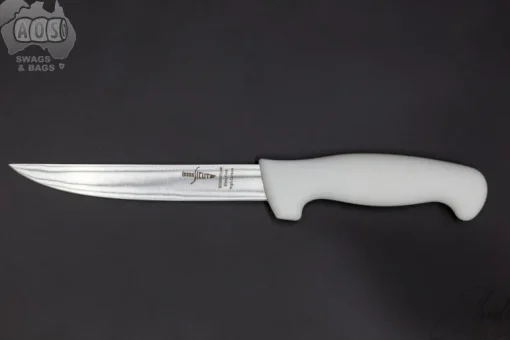 Sicut Wide Boning Knife 6inch White Handle