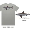 Simms Artist Tee Great White Fish it Well
