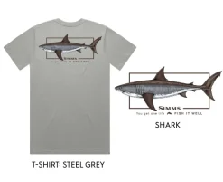 Simms Artist Tee Great White Fish it Well