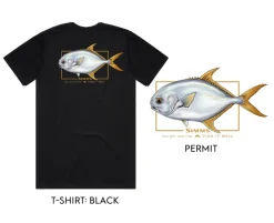 Simms Artist Tee Permit Fish it Well