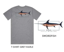 Simms Artist Tee Swordfish Fish it Well
