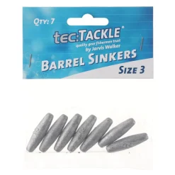 Tectackle Barrel Sinker