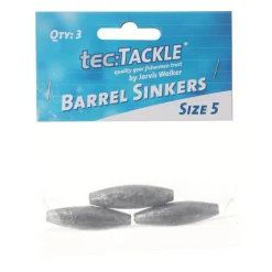 Tectackle Barrel Sinker