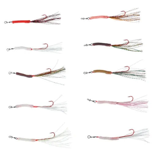 Vexed Bottom Worm Long Shank Assist 3-pack
