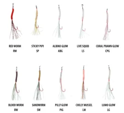 Vexed Bottom Worm Long Shank Assist 3-pack