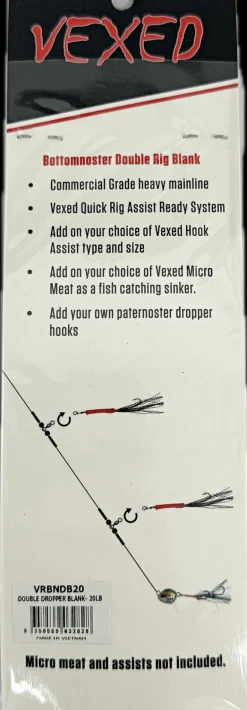 Vexed Doublenoster Rig Blank 3-pack